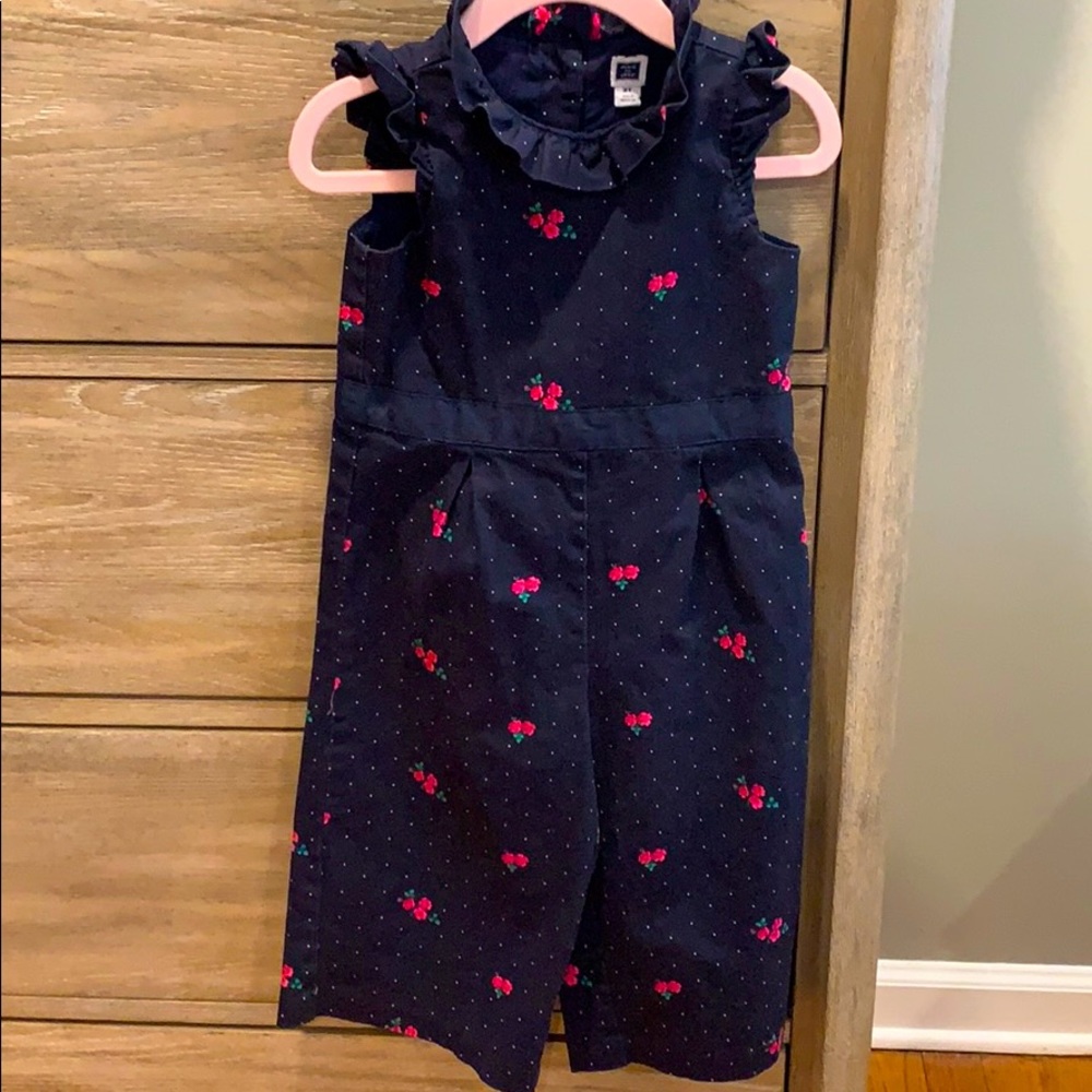 Janie and Jack dark navy jumpsuit